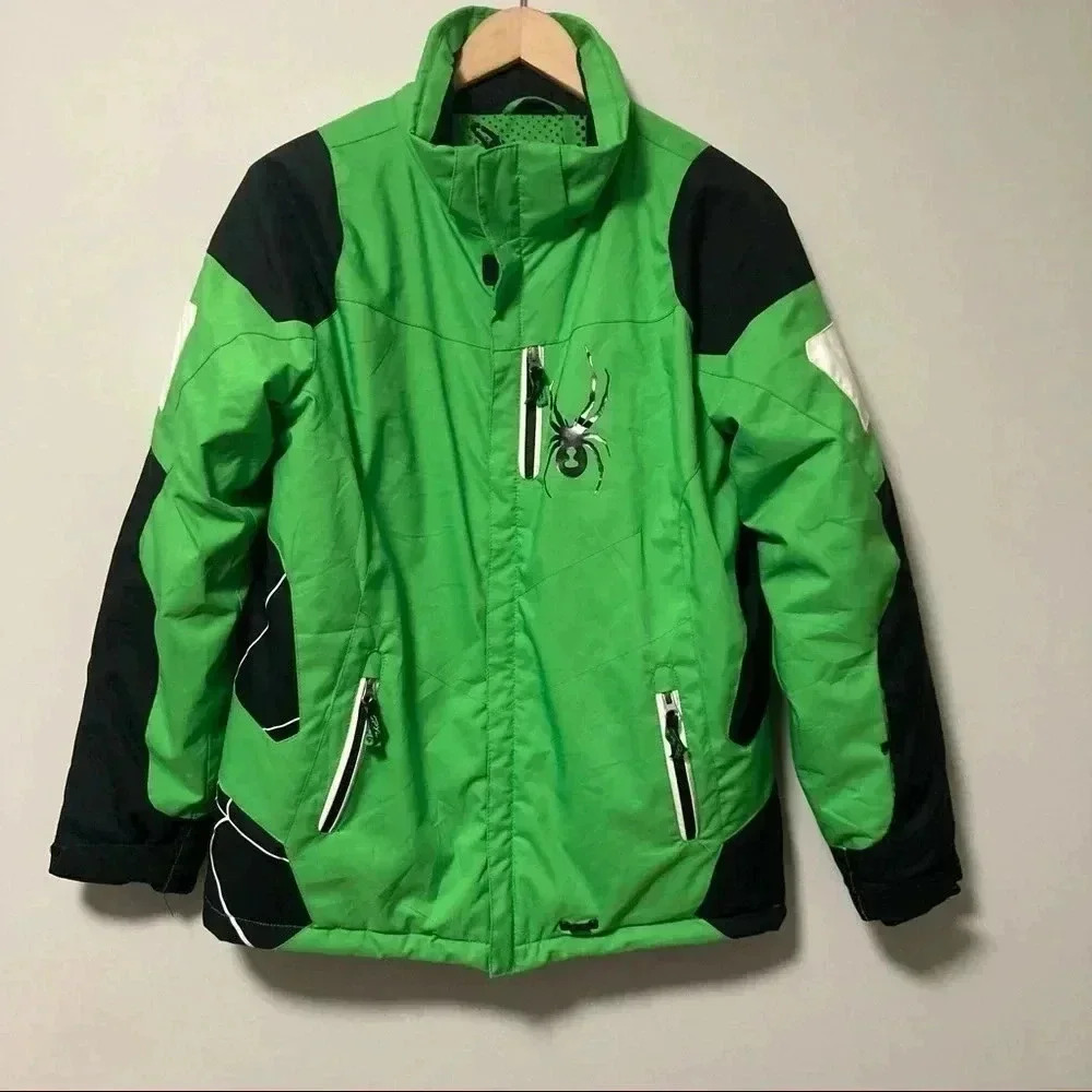 Spyder ski jacket 18 size Women M Men S